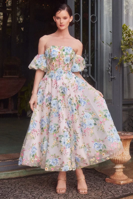 formal dresses with lace overlays for vintage-inspired style --Andrea and Leo A1406 Dress