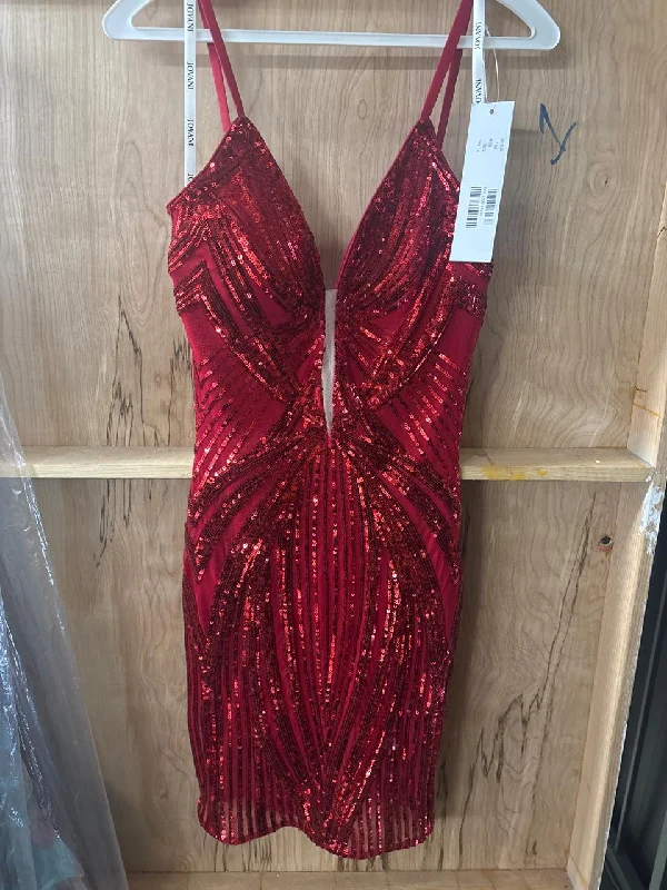 Best party dresses for cocktail parties -Sequin Short Sleeveless Dress by Jovani 36783 - Outlet