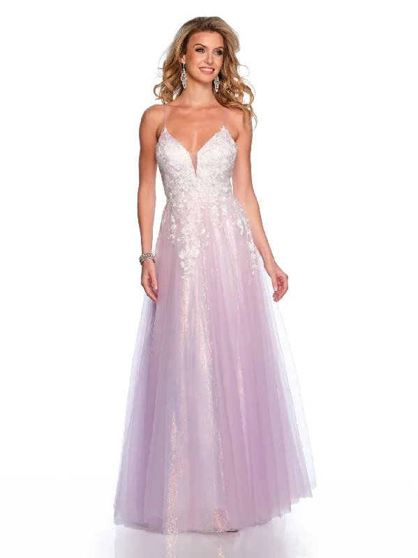 cocktail dresses with adjustable waist ties for custom fit --Long Evening Dress by Dave and Johnny 11585
