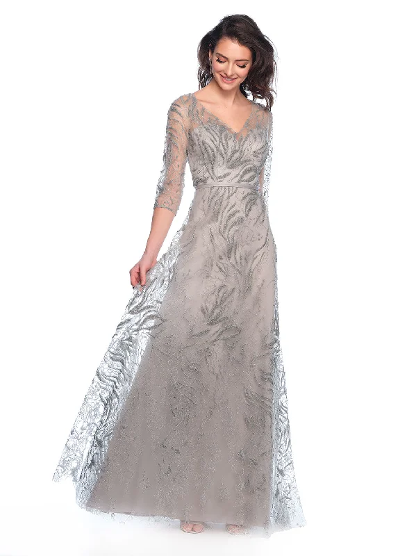 Trendy long dresses for elegant wedding guest attire -Long Evening Dress by Dave and Johnny 11606