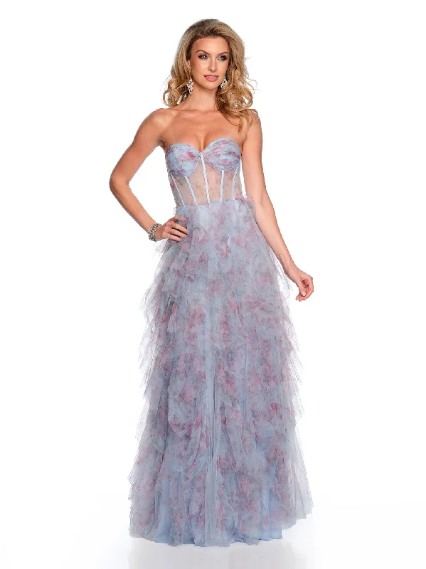 Stylish and affordable wedding guest dresses for every budget -Long Evening Dress by Dave and Johnny 11636