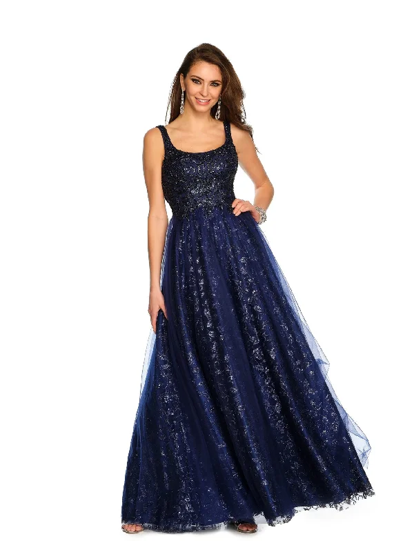 cocktail dresses with ruched sides for slimming effect --Long Evening Dress by Dave and Johnny 11008