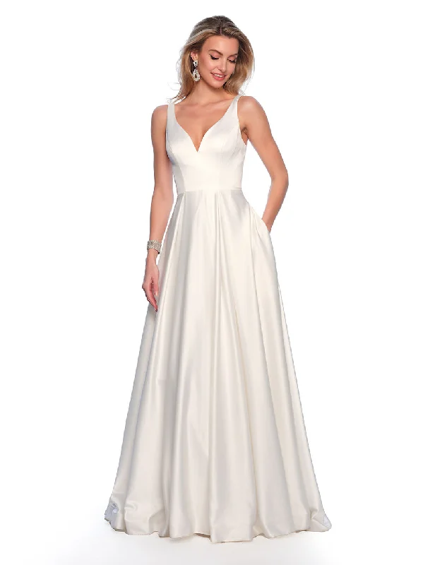 Simple wedding guest dresses that are comfortable all day -Wedding Dress by Dave and Johnny 10360