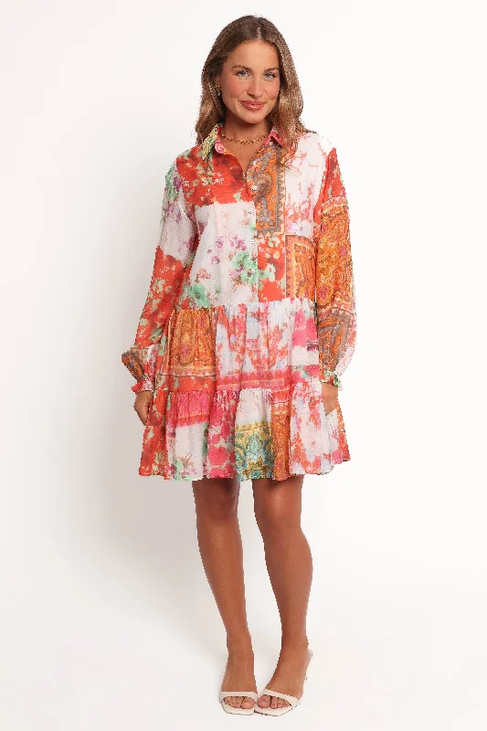 How to choose wedding guest dresses for a formal ceremony -Helene Dress - Patchwork