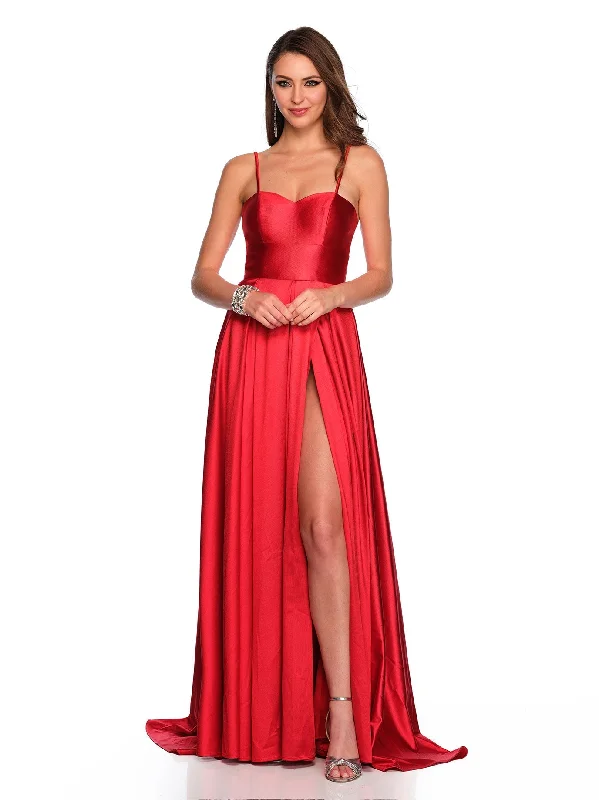 cocktail dresses with velvet finishes for winter warmth --Long Evening Dress by Dave and Johnny 11595