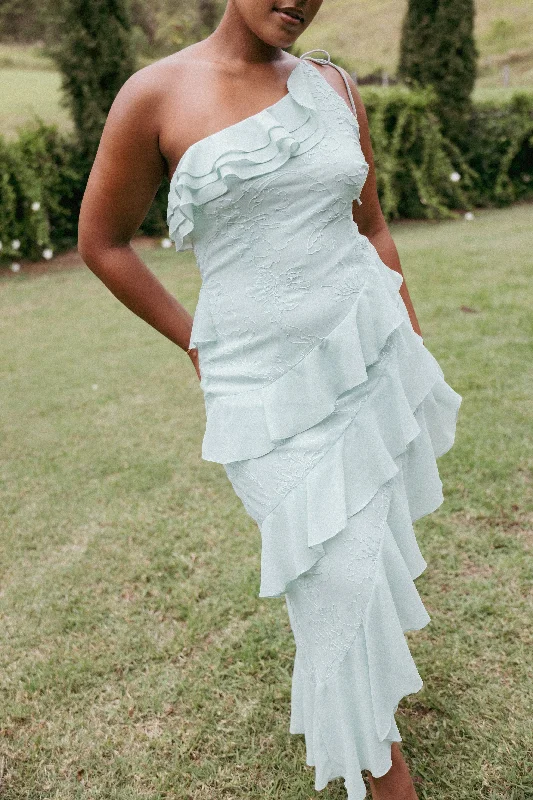 formal dresses for post-surgery patients with easy closures --Marion Maxi Dress - Sage Green
