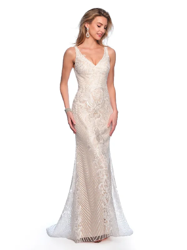 Fun and flirty wedding guest dresses for a celebration vibe -Wedding Dress by Dave and Johnny 7226