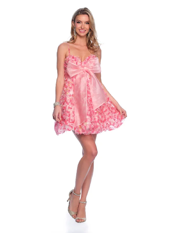 Graduation dresses for a country-themed ceremony -Short Cocktail Dress by Dave and Johnny 11769
