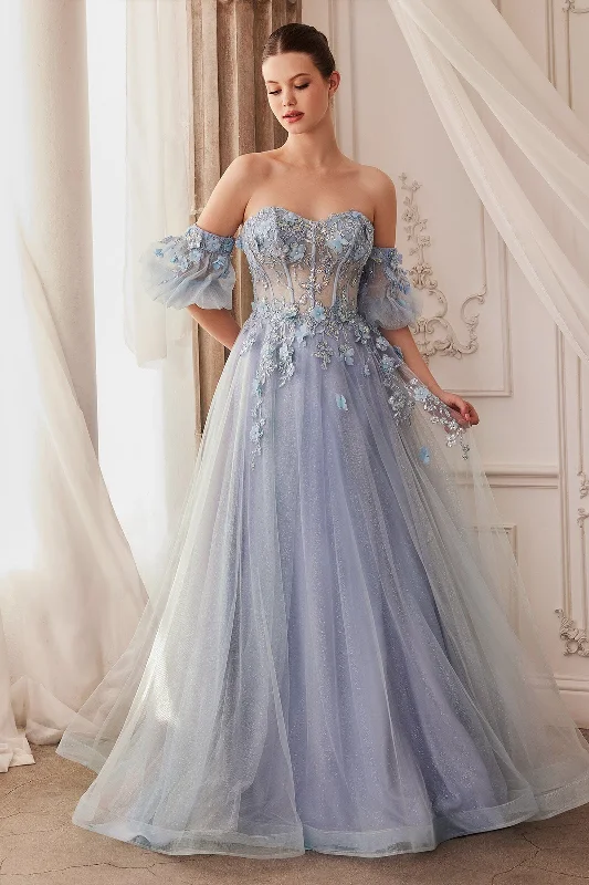 Beautiful silk wedding guest dresses for evening events -Andrea and Leo A1108 Dress