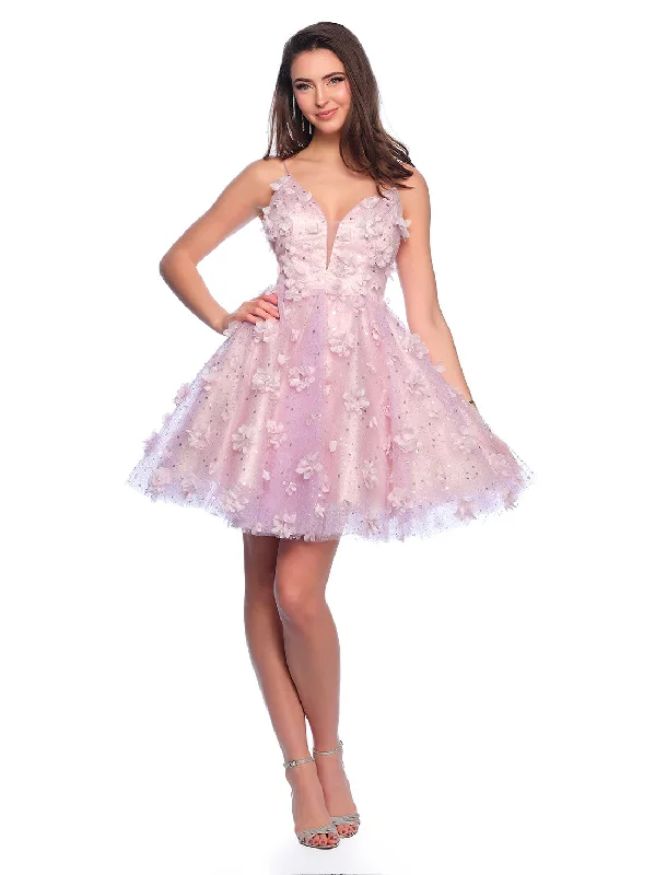 Graduation dresses for warm-weather graduations with breathable designs -Short Cocktail Dress by Dave and Johnny 11751