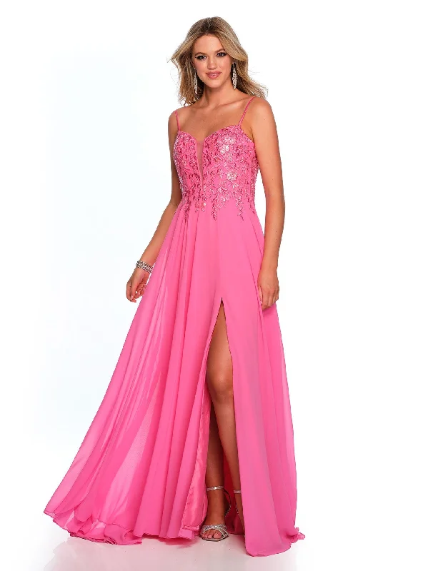 cocktail dresses with beaded bodices for sparkle --Long Evening Dress by Dave and Johnny 11384