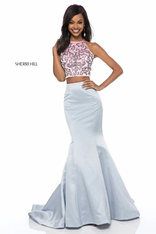 Two piece skirt sets with chiffon material for breezy days- -51837