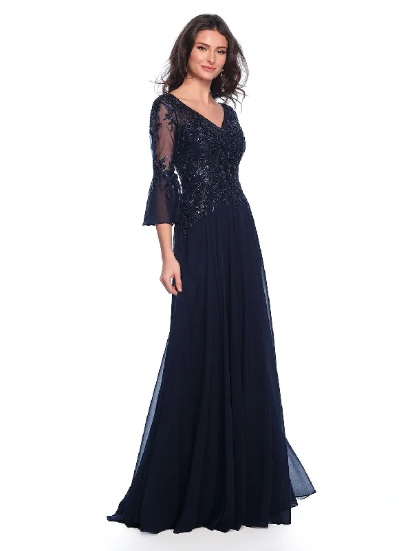 Wedding guest dresses for rustic barn weddings -Long Evening Dress by Dave and Johnny 11602