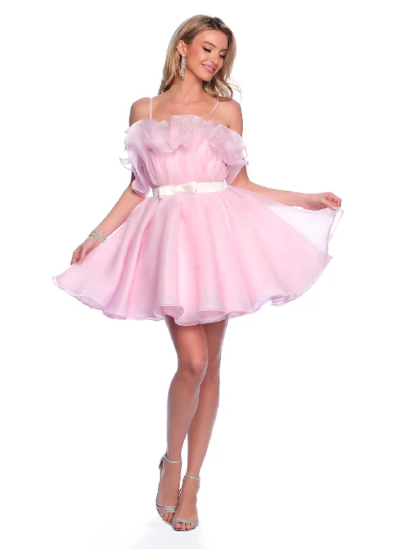 Graduation dresses for a church ceremony with modest styles -Short Cocktail Dress by Dave and Johnny 11730