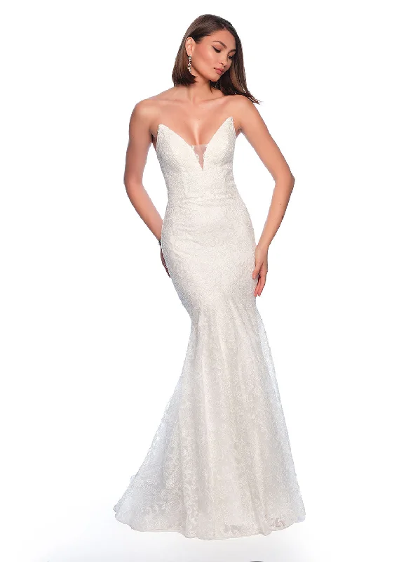 Short and sweet wedding guest dresses for casual occasions -Wedding Dress by Dave and Johnny 11165